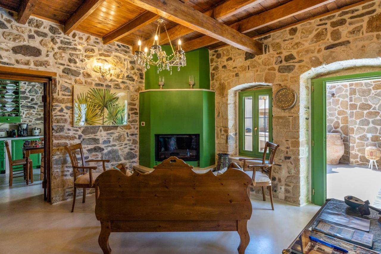Aggel'S House - Stone House - Private Pool - Courtyard - Countryside Views Villa Kato Episkopi Eksteriør billede